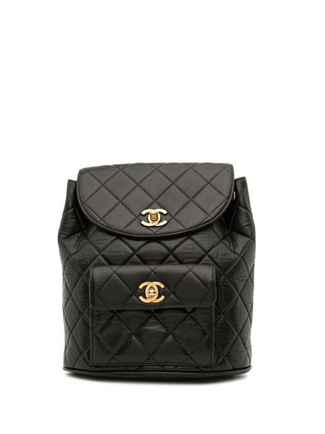 chanel tweedehands|pre owned chanel backpack.